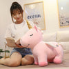 Peluche licorne rose