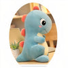 Peluche bébé dinosaure bleu