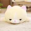 Peluche chat assoupi
