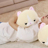 Peluche chat assoupi