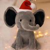Peluche éléphant de Noel