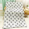Peluche panda amoureux avec couverture