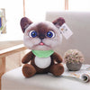 Peluche chat dessin animé marron