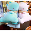 Peluche dinosaure trop mignonne bleue