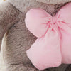 Peluche lapin gris géante