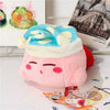 Peluche Kirby avec bonnet de nuit bleu