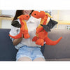 Peluche Dragon rouge