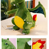 Peluche dragon vert géant