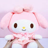 Peluche Hello Kitty en uniforme rose et bleu