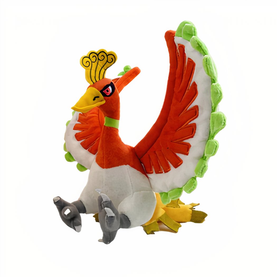 Peluche Pokémon Ho-Oh Vert