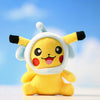 Porte-clés en peluche Pokémon Pikachu avec chapeau pour enfants