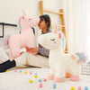 Peluche de licorne toute douce pour enfants