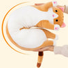 Peluche chat oreiller géante