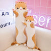 Peluche chat oreiller géante