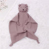 Doudou lion en mousseline et coton