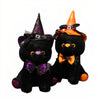 Peluche chat noir déguisement Halloween