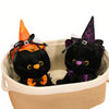 Peluche chat noir déguisement Halloween