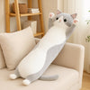 Peluche chat oreiller géante
