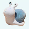 Peluche escargot avec coeur bleu
