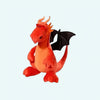 Peluche Dragon rouge