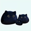 Peluche chaton noir aux grands yeux