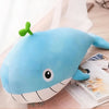 Peluche baleine bleue pastel, le plus doux des oreillers