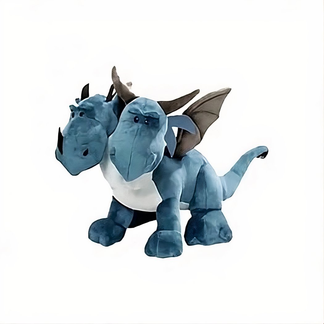 Peluche Dragon à deux têtes