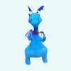 Peluche dragon bleu