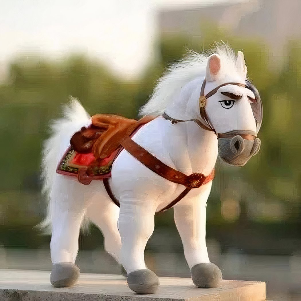 Peluche cheval Maximus de Raiponce