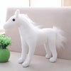 Peluche cheval blanc mignon