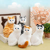 Peluche chat réaliste tout doux