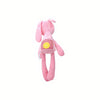 Peluche lapin douce et mignonne blanche ou rose