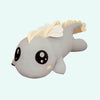 Peluche dinosaure gris géant