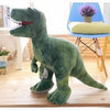Peluche tyrannosaure vert féroce