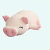 Peluche cochon blanc joyeux