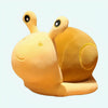 Peluche escargot avec coeur jaune