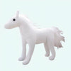 Peluche cheval blanc mignon