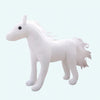 Peluche cheval blanc mignon
