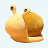 Peluche escargot avec coeur jaune