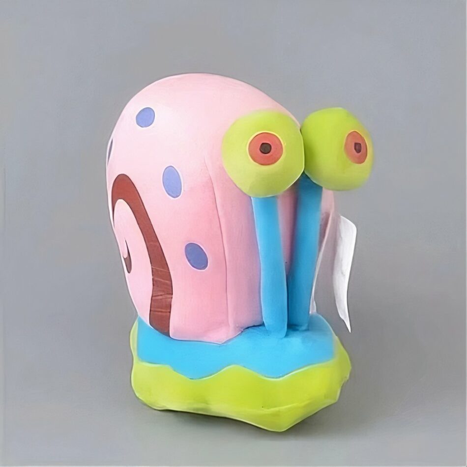 Peluche escargot Gary Bob l'éponge