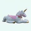 Grande peluche licorne cheval blanc