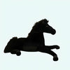 Peluche cheval noir