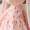 Peluche lapin de Pâques à robe