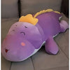 Peluche dinosaure violet foncé adorable