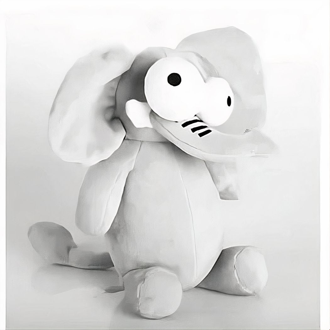 Peluche éléphant trop rigolote