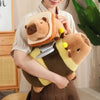 Peluche capybara déguisée style kawaii