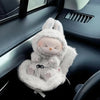 Peluche type Labubu boîte mystère assis