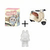 Peluche type Labubu boîte mystère debout
