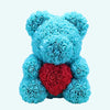 Peluche ours roses turquoises