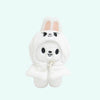 Peluche Stray Kids du lapin blanc de Lee Know style kawaii